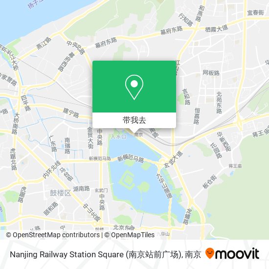 Nanjing Railway Station Square (南京站前广场)地图
