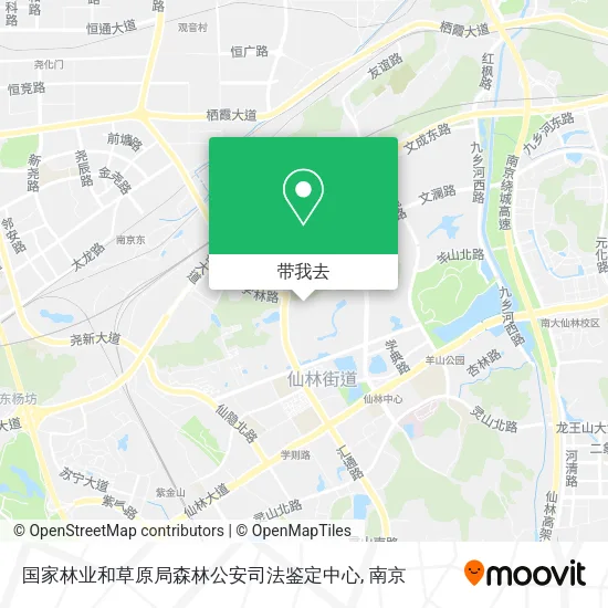 国家林业和草原局森林公安司法鉴定中心地图
