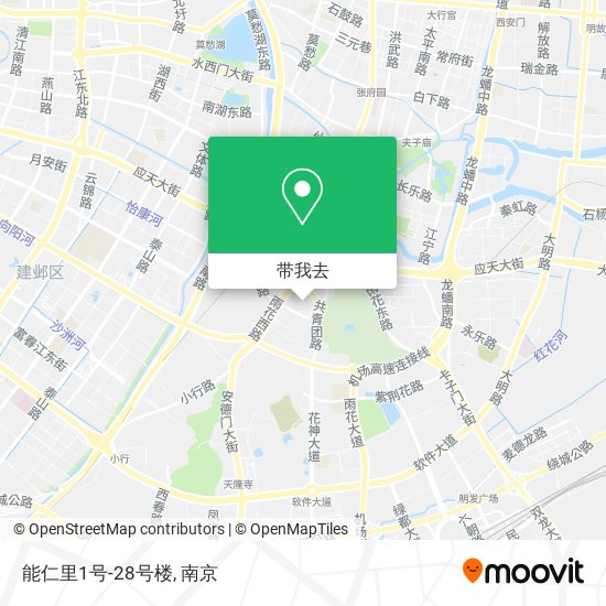 能仁里1号-28号楼地图