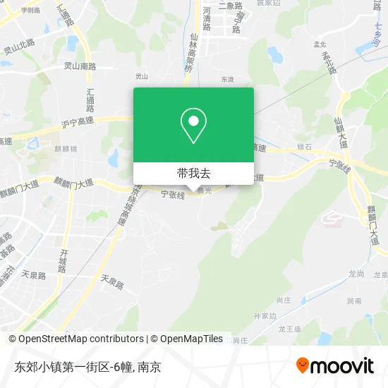 东郊小镇第一街区-6幢地图