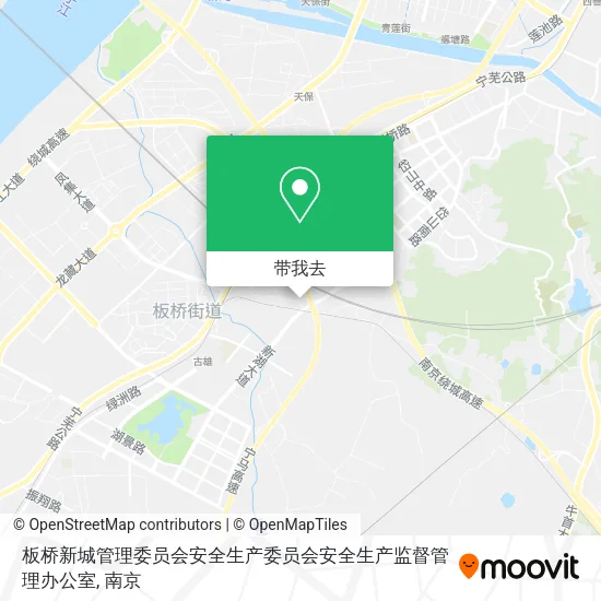 板桥新城管理委员会安全生产委员会安全生产监督管理办公室地图