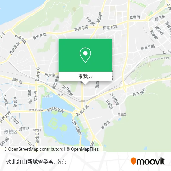 铁北红山新城管委会地图
