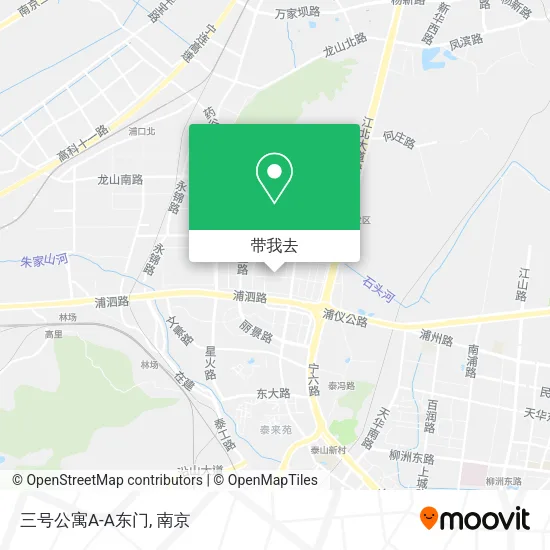 三号公寓A-A东门地图