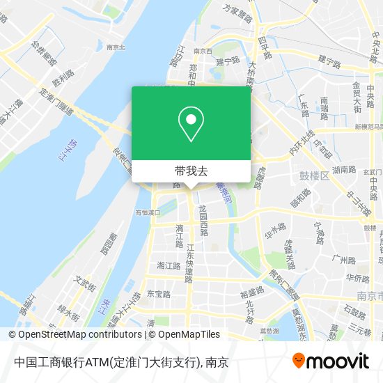 中国工商银行ATM(定淮门大街支行)地图