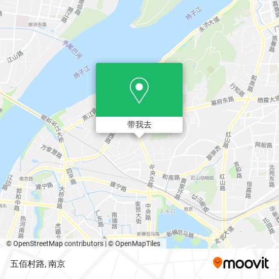 五佰村路地图