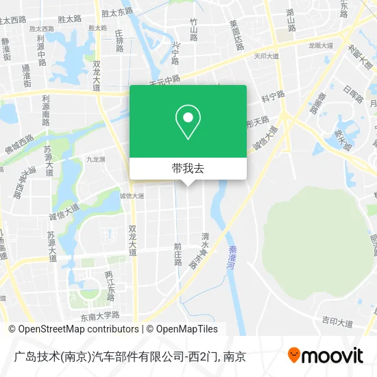 广岛技术(南京)汽车部件有限公司-西2门地图