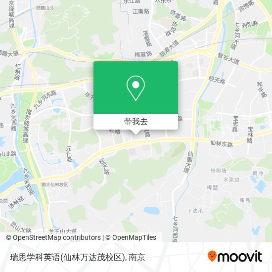 瑞思学科英语(仙林万达茂校区)地图