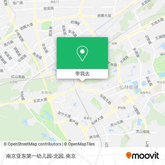 南京亚东第一幼儿园-北园地图
