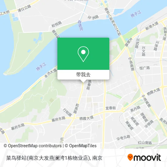 菜鸟驿站(南京大发燕澜湾1栋物业店)地图