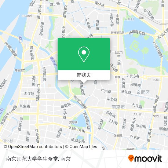 南京师范大学学生食堂地图