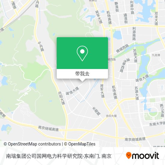 南瑞集团公司国网电力科学研究院-东南门地图