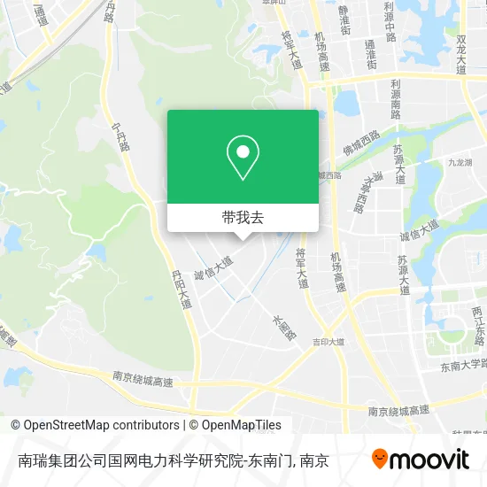 南瑞集团公司国网电力科学研究院-东南门地图