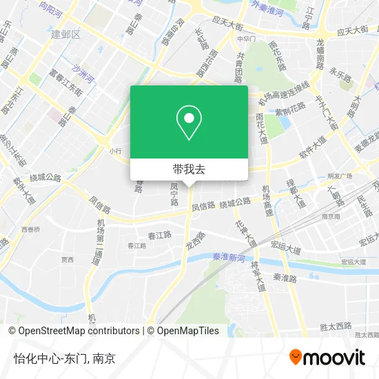 怡化中心-东门地图