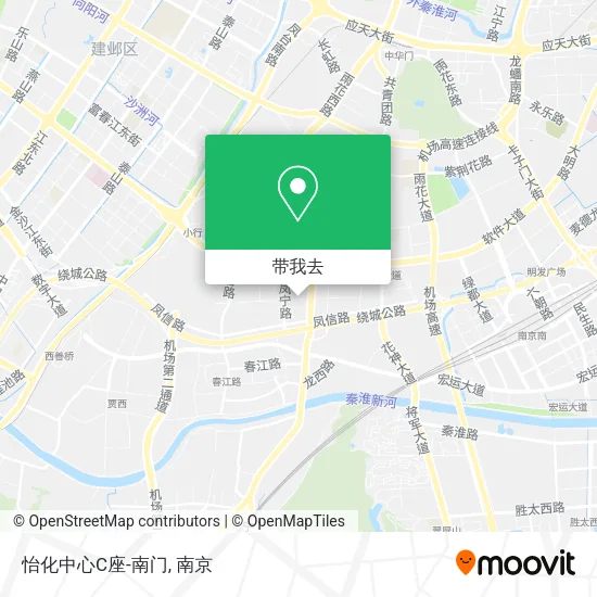 怡化中心C座-南门地图