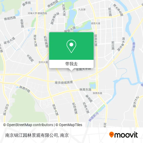 南京锦江园林景观有限公司地图