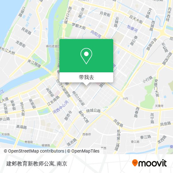 建邺教育新教师公寓地图