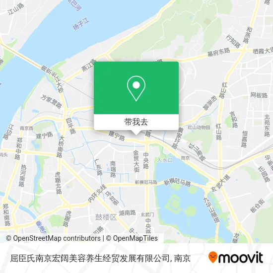 屈臣氏南京宏阔美容养生经贸发展有限公司地图