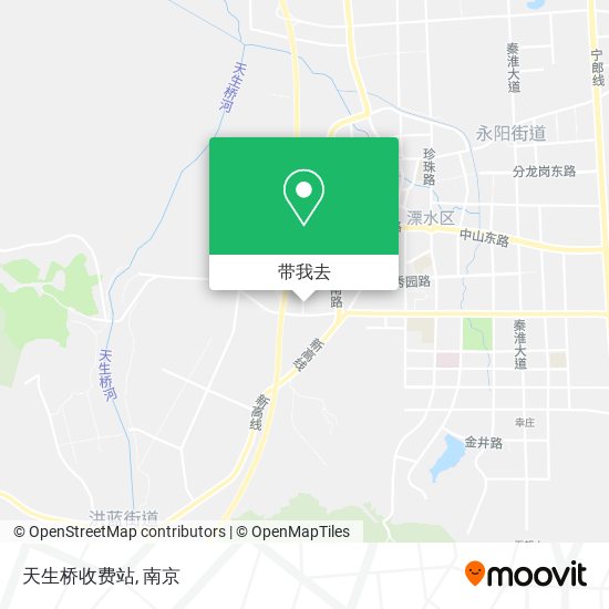 天生桥收费站地图