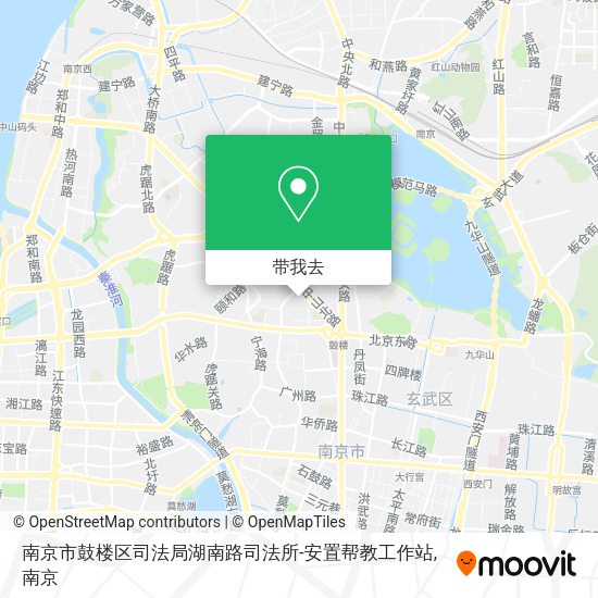 南京市鼓楼区司法局湖南路司法所-安置帮教工作站地图