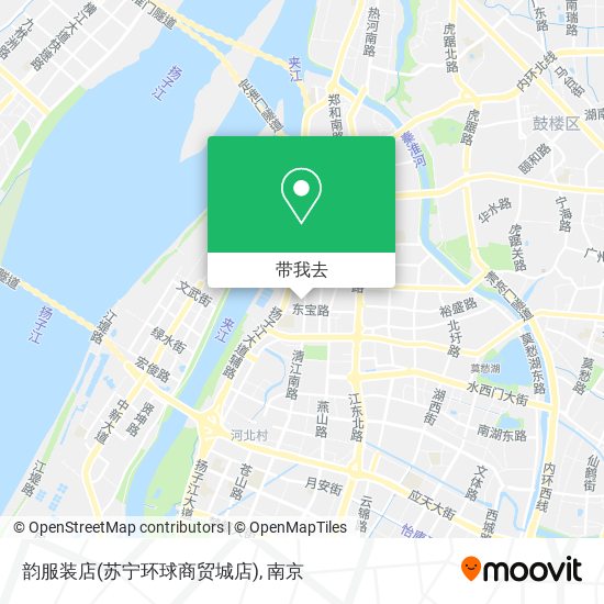 韵服装店(苏宁环球商贸城店)地图