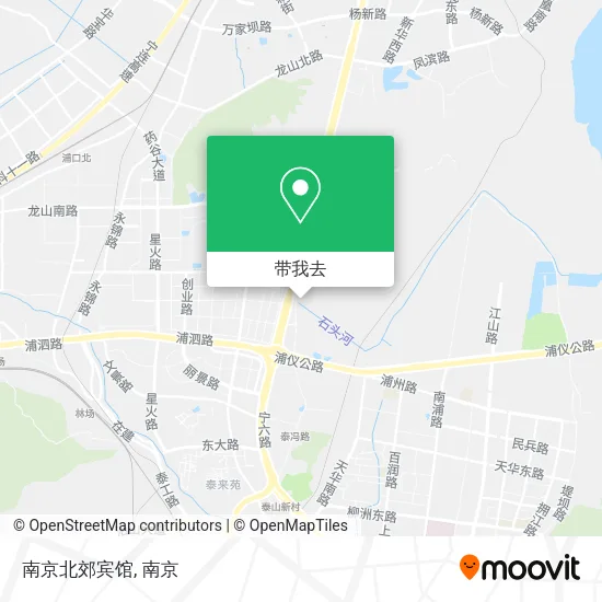 南京北郊宾馆地图