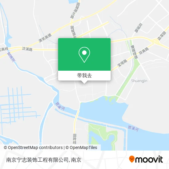 南京宁志装饰工程有限公司地图