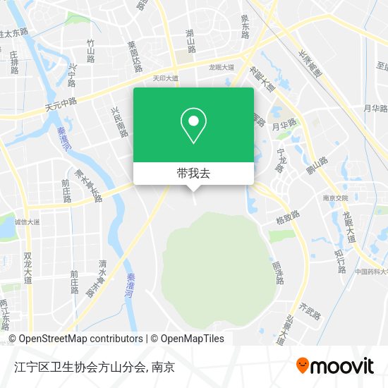 江宁区卫生协会方山分会地图