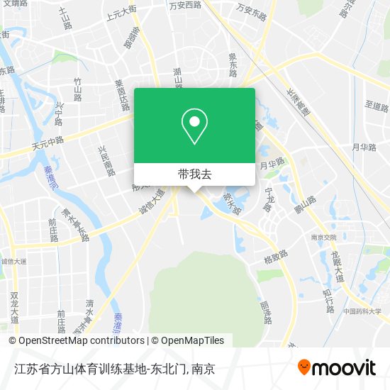江苏省方山体育训练基地-东北门地图