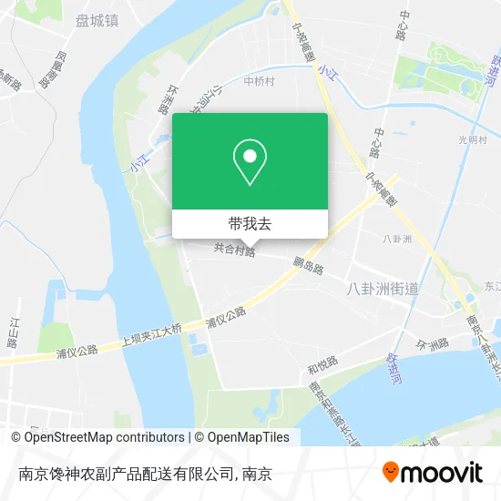南京馋神农副产品配送有限公司地图