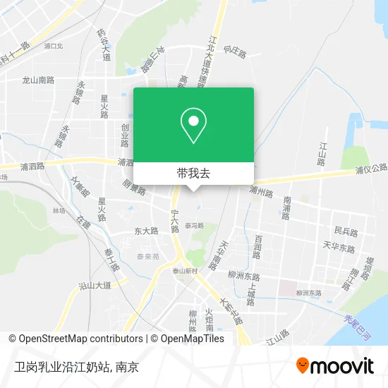 卫岗乳业沿江奶站地图