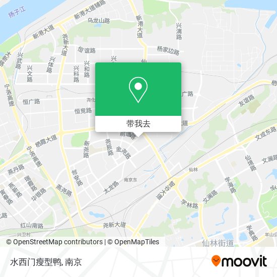 水西门瘦型鸭地图