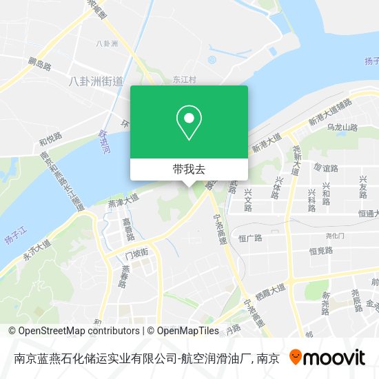 南京蓝燕石化储运实业有限公司-航空润滑油厂地图