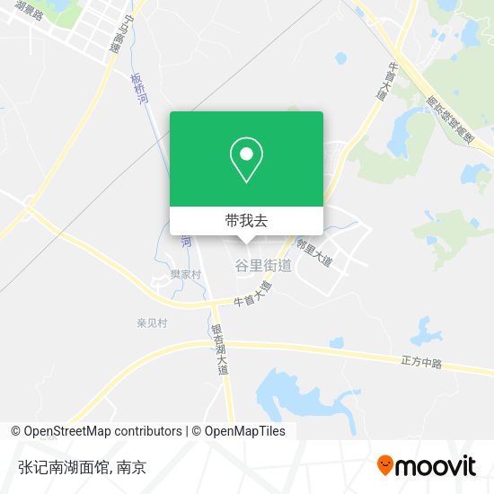 张记南湖面馆地图