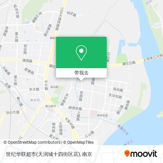 世纪华联超市(天润城十四街区店)地图
