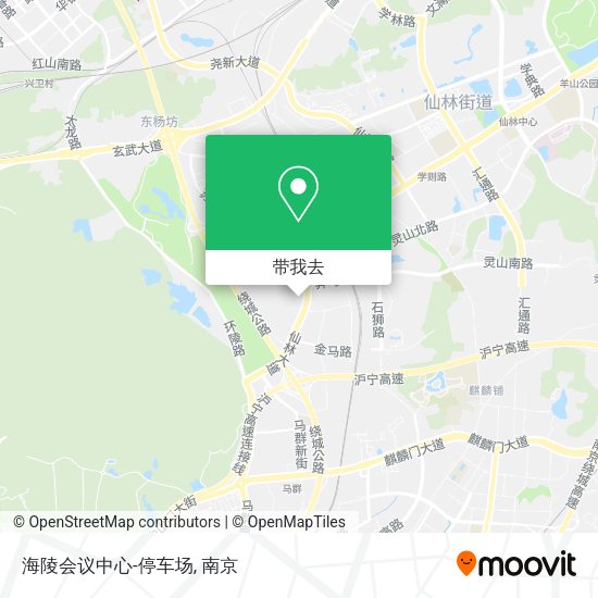 海陵会议中心-停车场地图