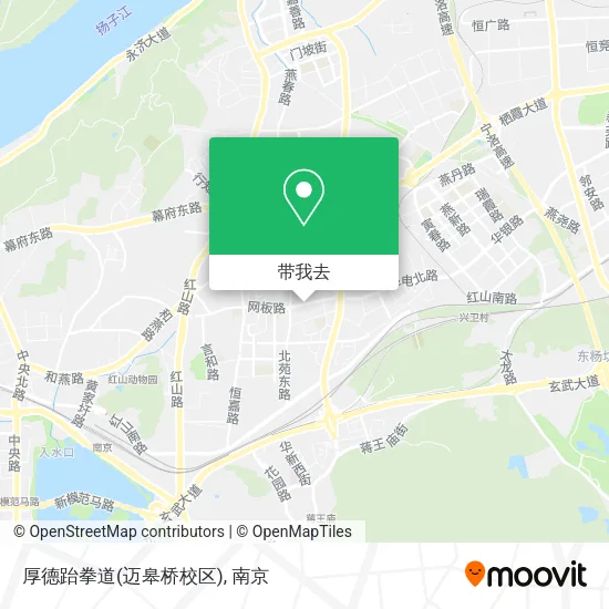 厚德跆拳道(迈皋桥校区)地图