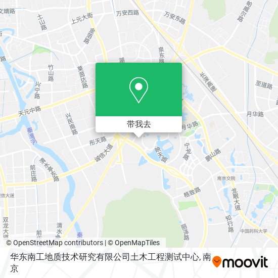 华东南工地质技术研究有限公司土木工程测试中心地图
