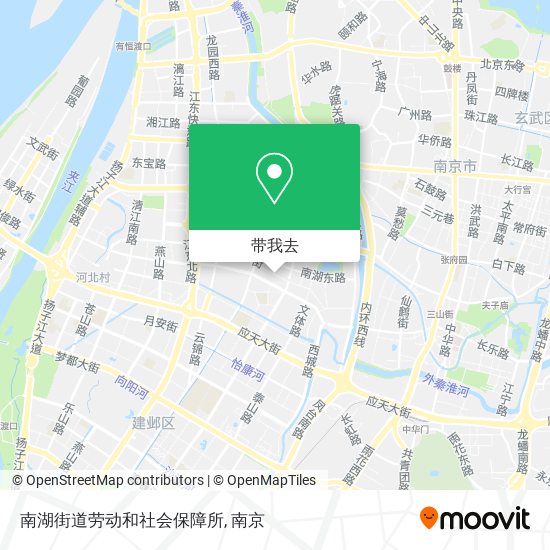 南湖街道劳动和社会保障所地图