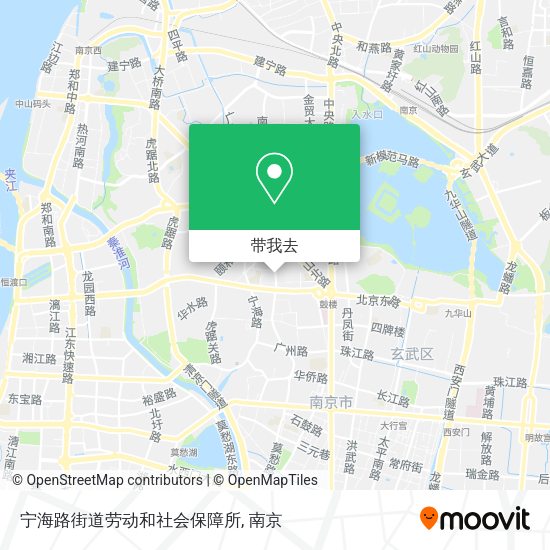 宁海路街道劳动和社会保障所地图