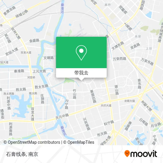 石膏线条地图