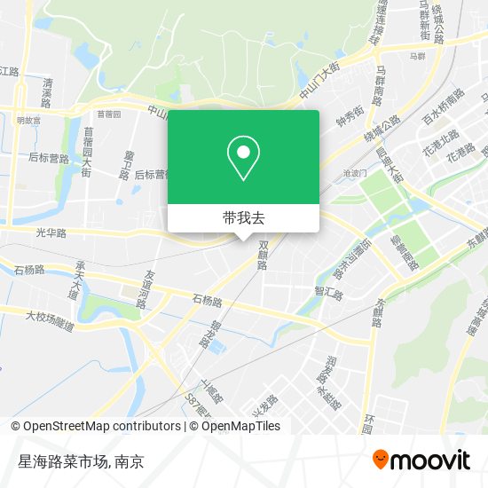 星海路菜市场地图