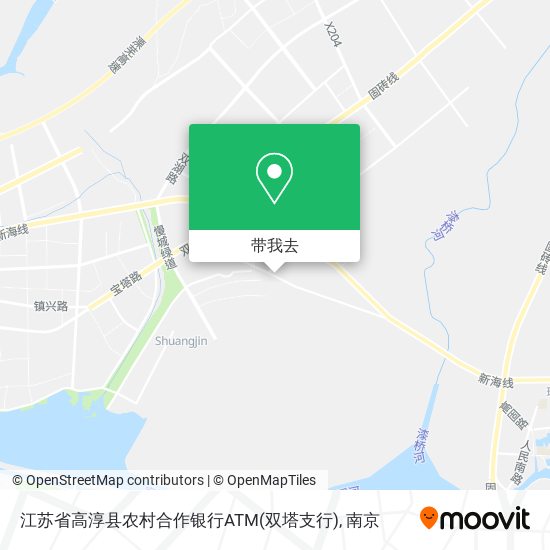 江苏省高淳县农村合作银行ATM(双塔支行)地图