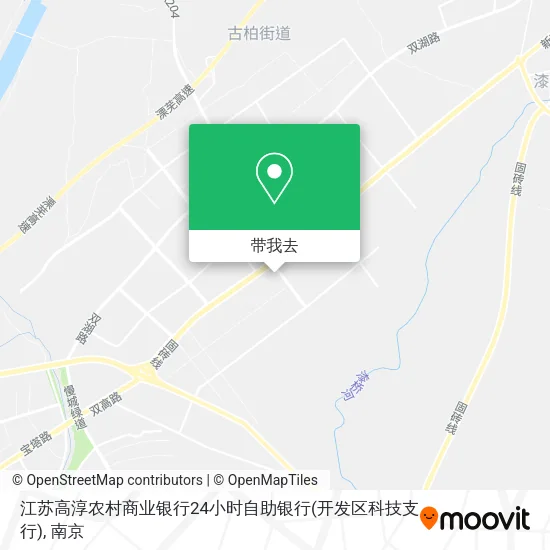 江苏高淳农村商业银行24小时自助银行(开发区科技支行)地图