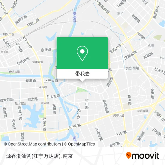 源香潮汕粥(江宁万达店)地图