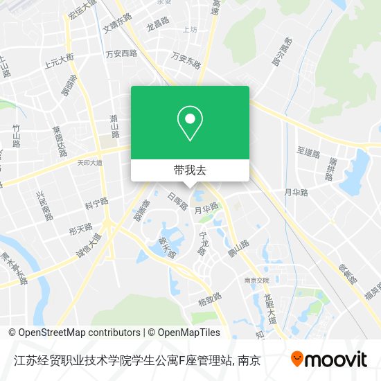 江苏经贸职业技术学院学生公寓F座管理站地图