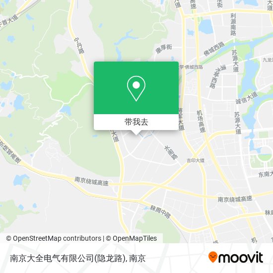南京大全电气有限公司(隐龙路)地图