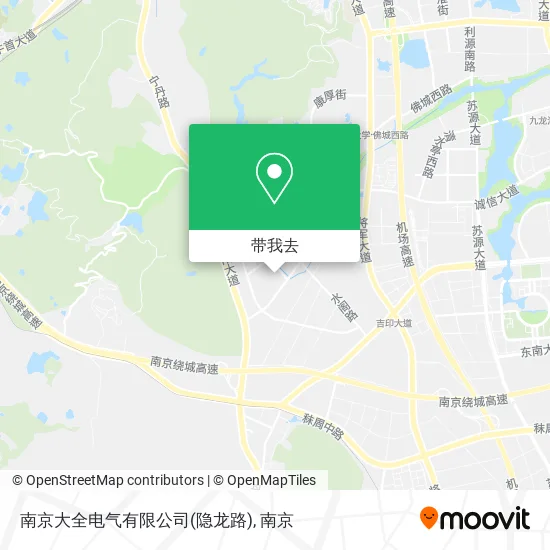 南京大全电气有限公司(隐龙路)地图