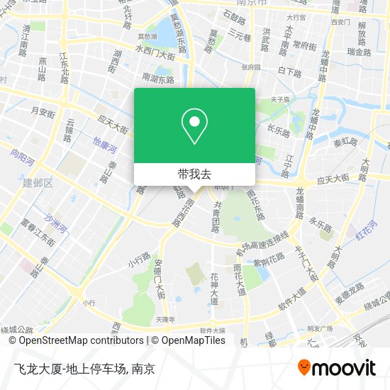 飞龙大厦-地上停车场地图