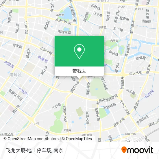 飞龙大厦-地上停车场地图