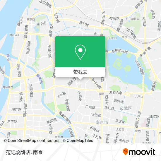范记烧饼店地图